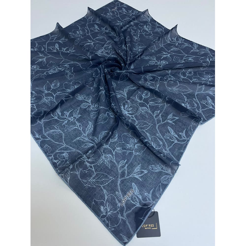 1135 SOFT EŞARP INDIGO