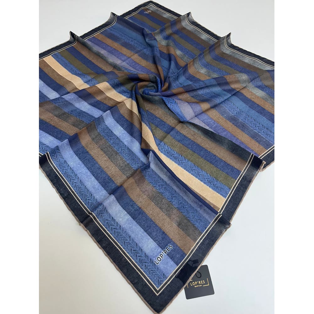 BALIK SIRTI DESEN MAVİ