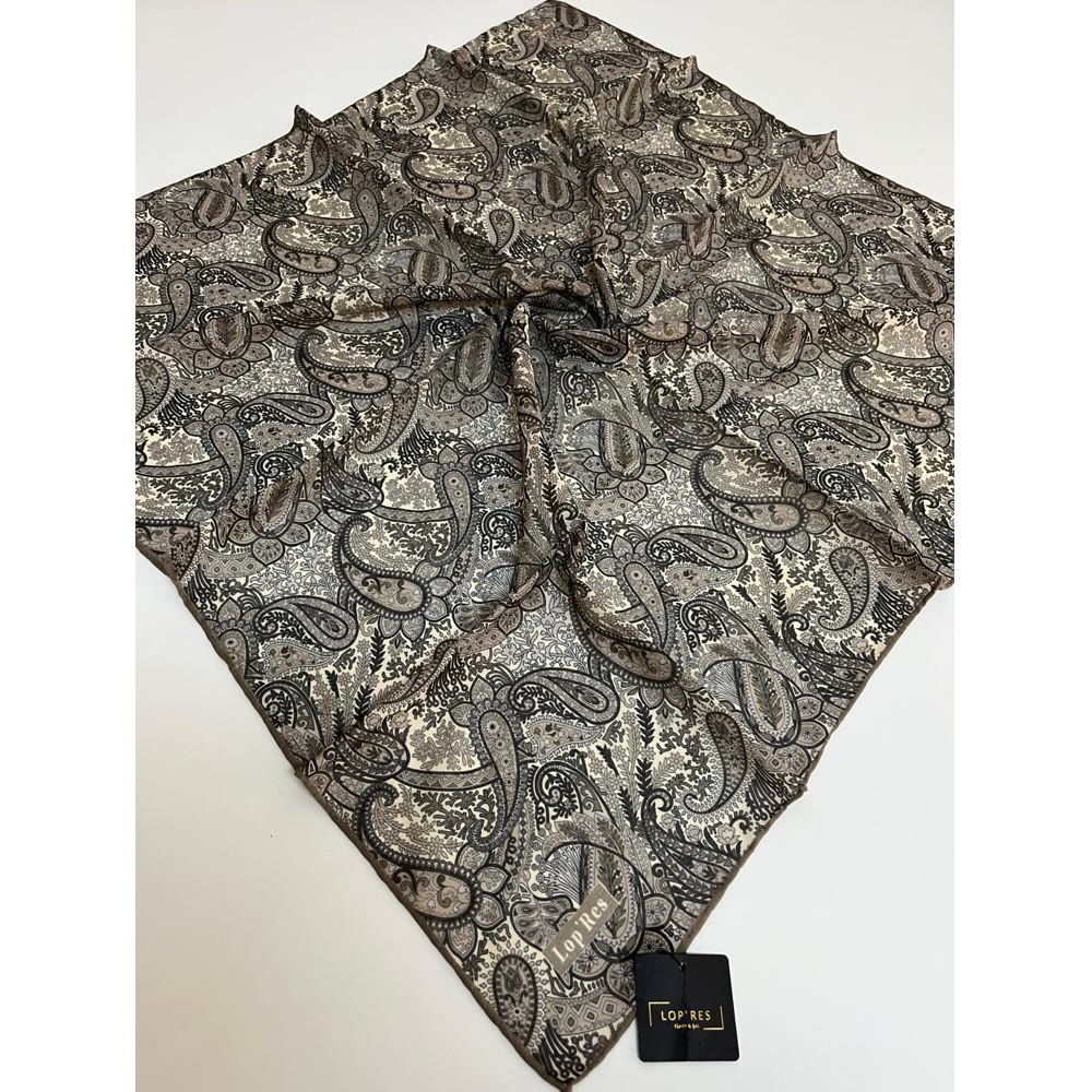 ETNİK DESEN EŞARP FÜME