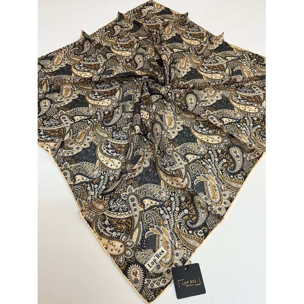 ETNİK DESEN EŞARP HARDAL