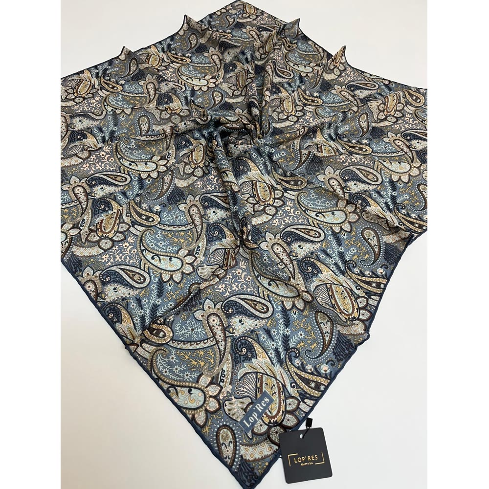 ETNİK DESEN EŞARP LACİVERT