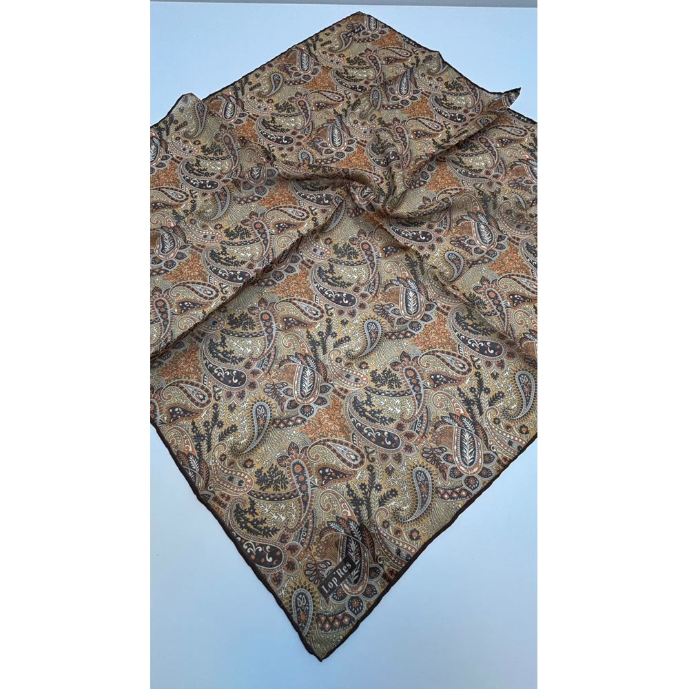 ETNİK DESEN EŞARP SÜTLÜ KAHVE