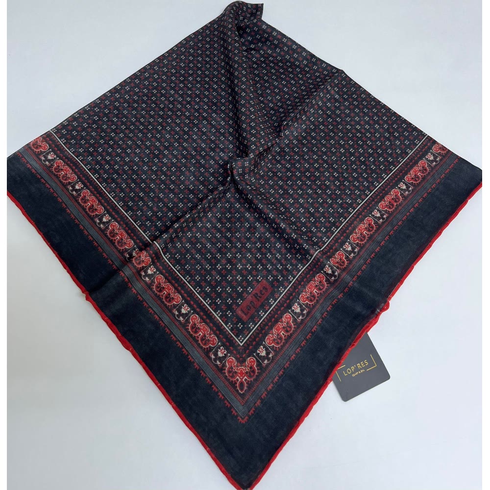 SİYAH-BORDO SOFT EŞARP ÇITIR DESEN