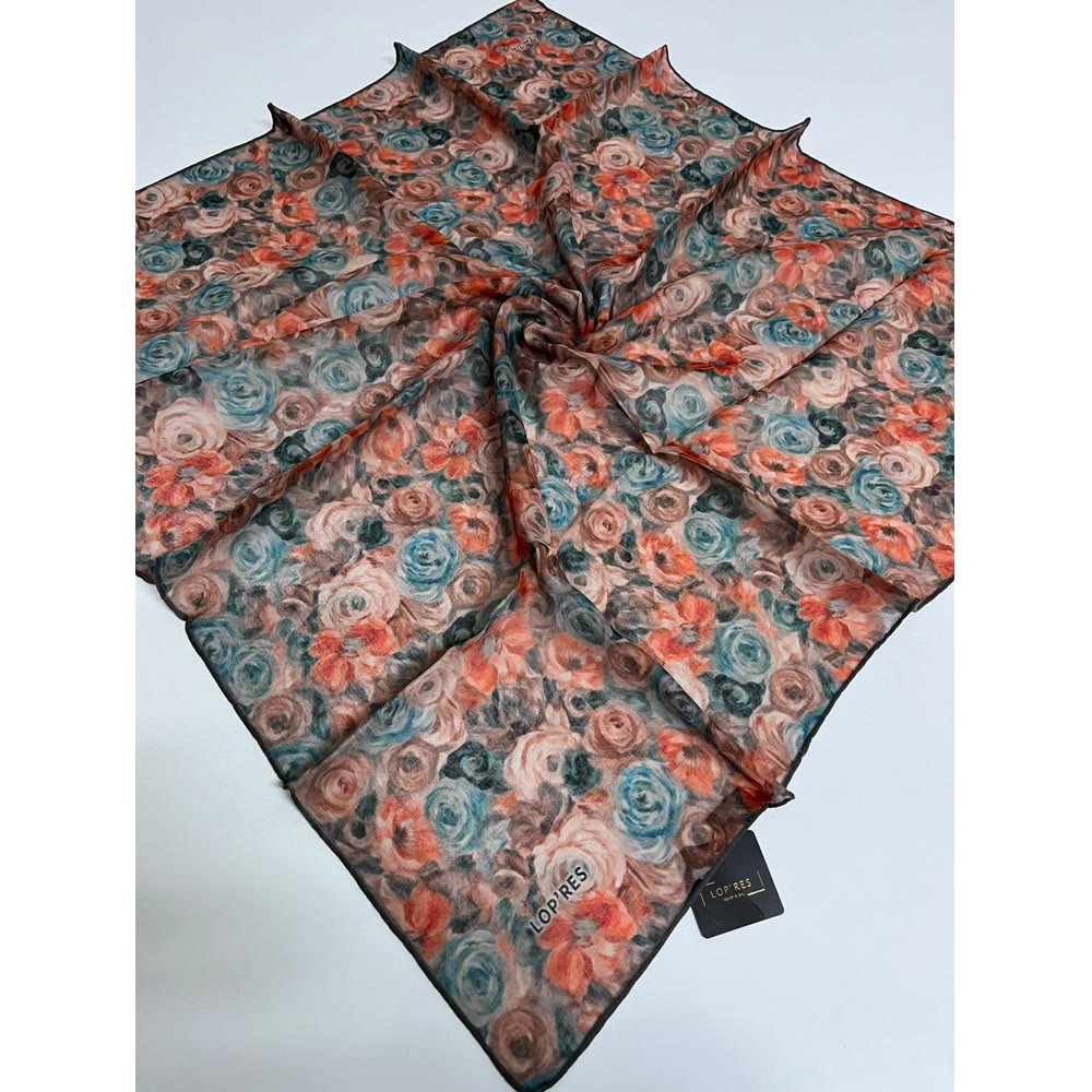 SOFT EŞARP 1123 NAR ÇİÇEĞİ