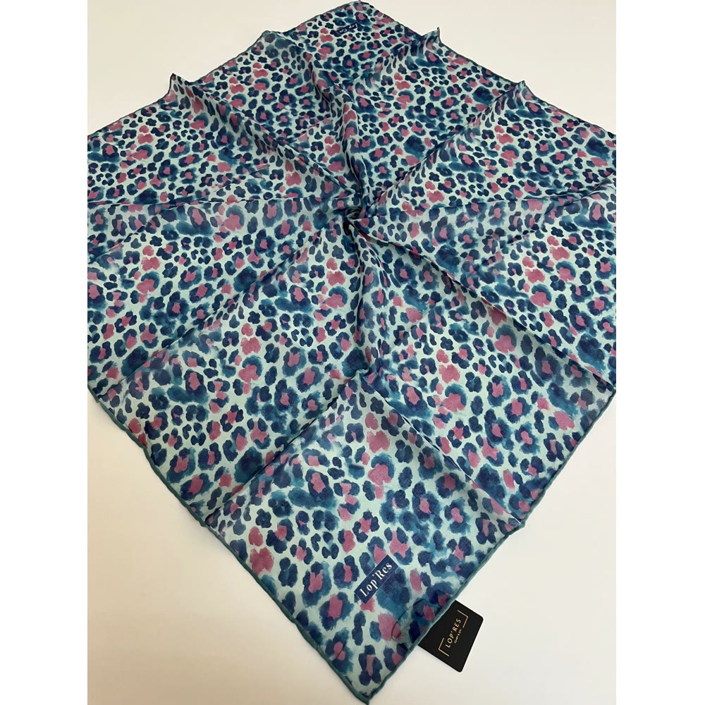 SOFT EŞARP 1124 LACİVERT-GÜL KURUSU