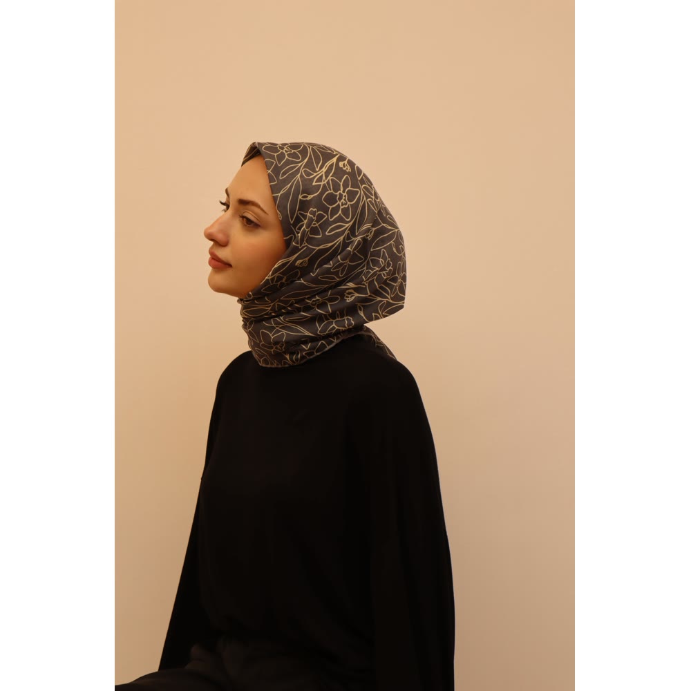 SOFT EŞARP 1128 KOYU GRİ