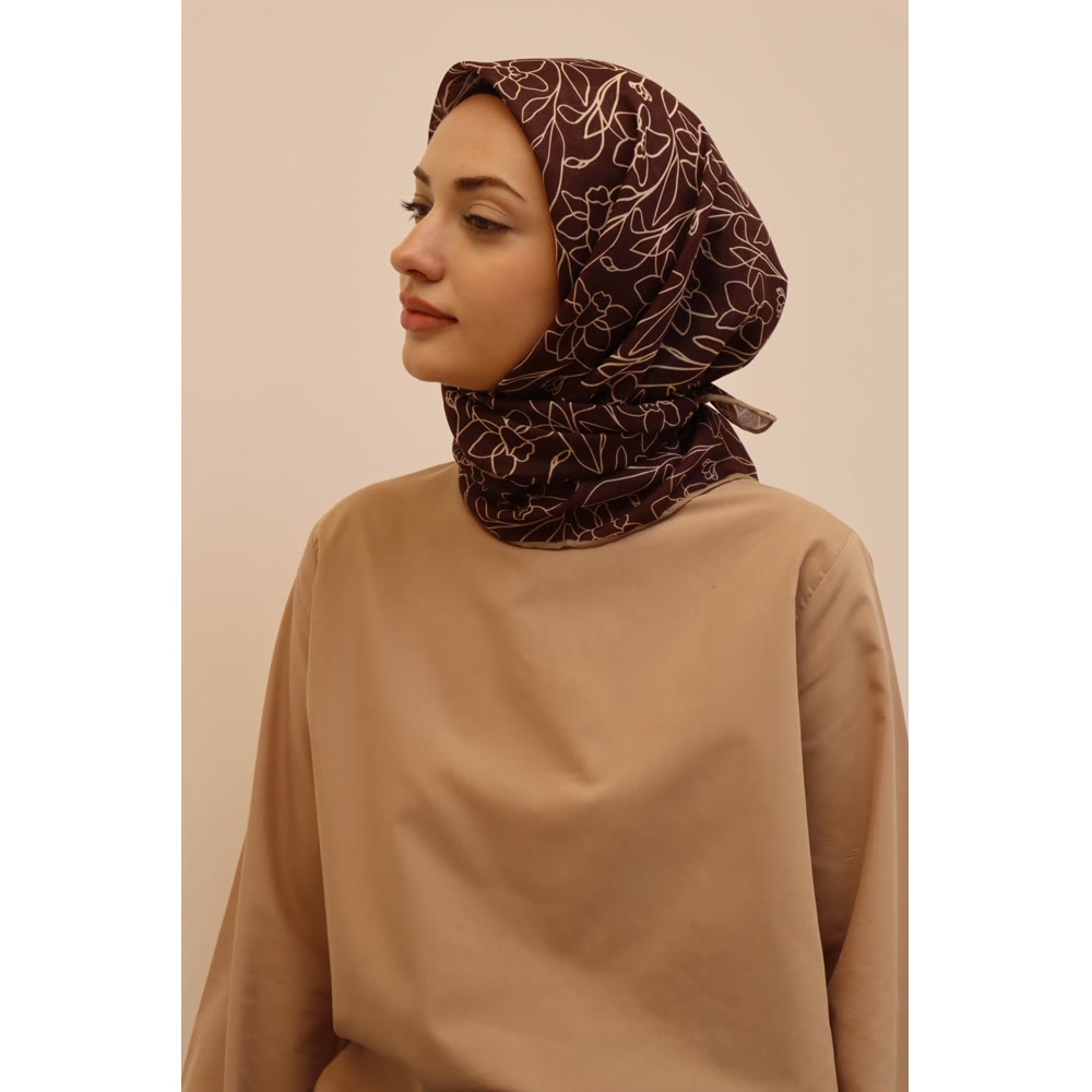 SOFT EŞARP 1128 MÜRDÜM-VİZON