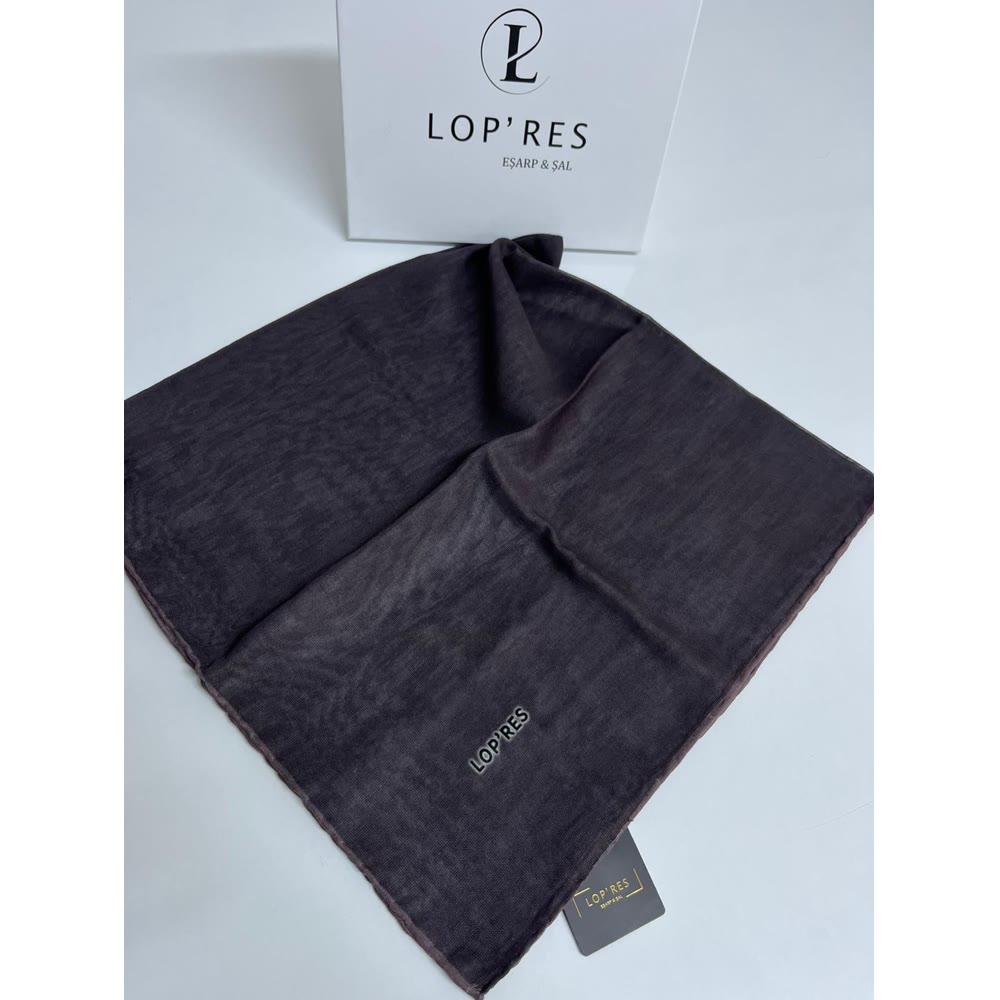 TEK RENK SOFT EŞARP ANTRASİT