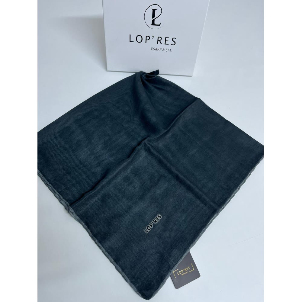 TEK RENK SOFT EŞARP FÜME