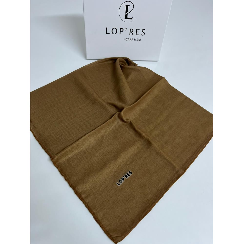 TEK RENK SOFT EŞARP HARDAL SARI