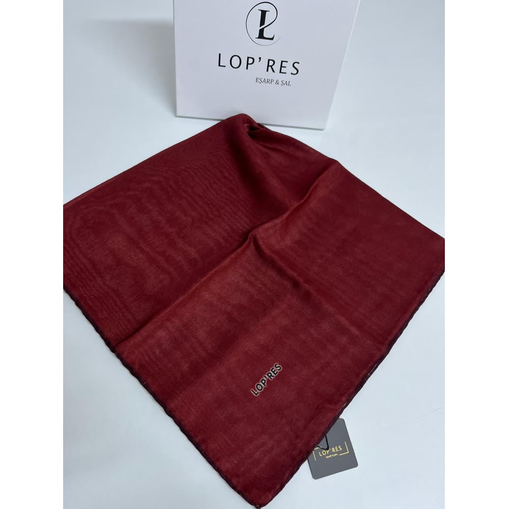 TEK RENK SOFT EŞARP KIRMIZI