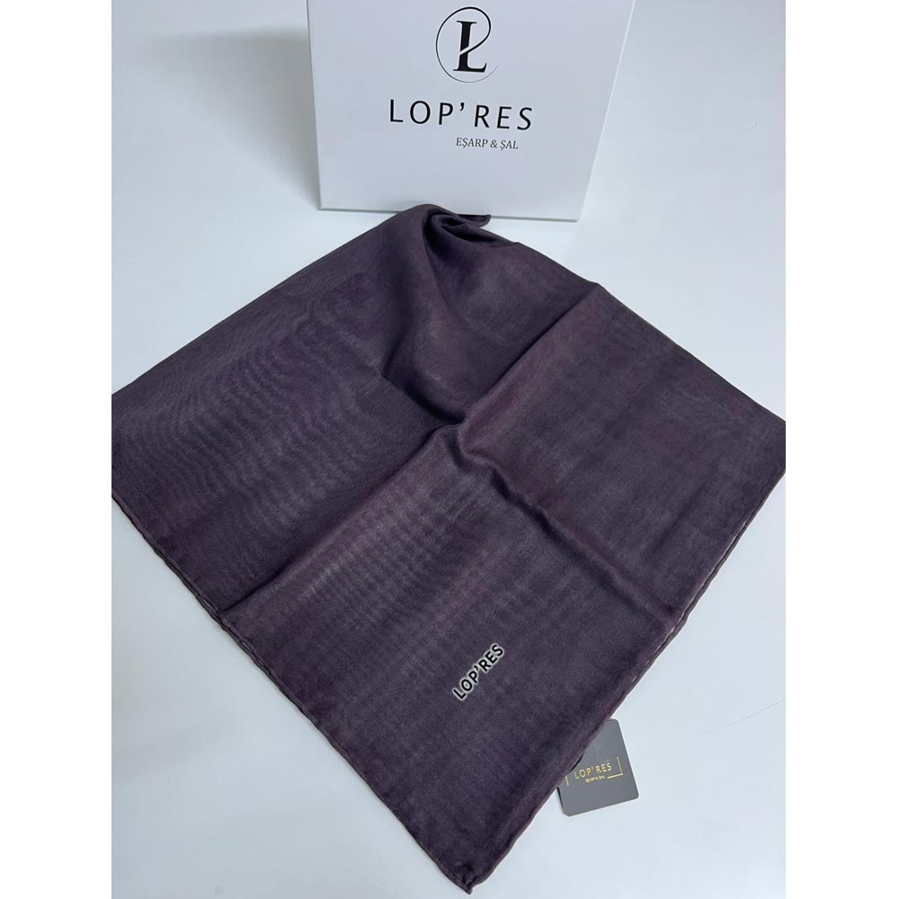 TEK RENK SOFT EŞARP MÜRDÜM