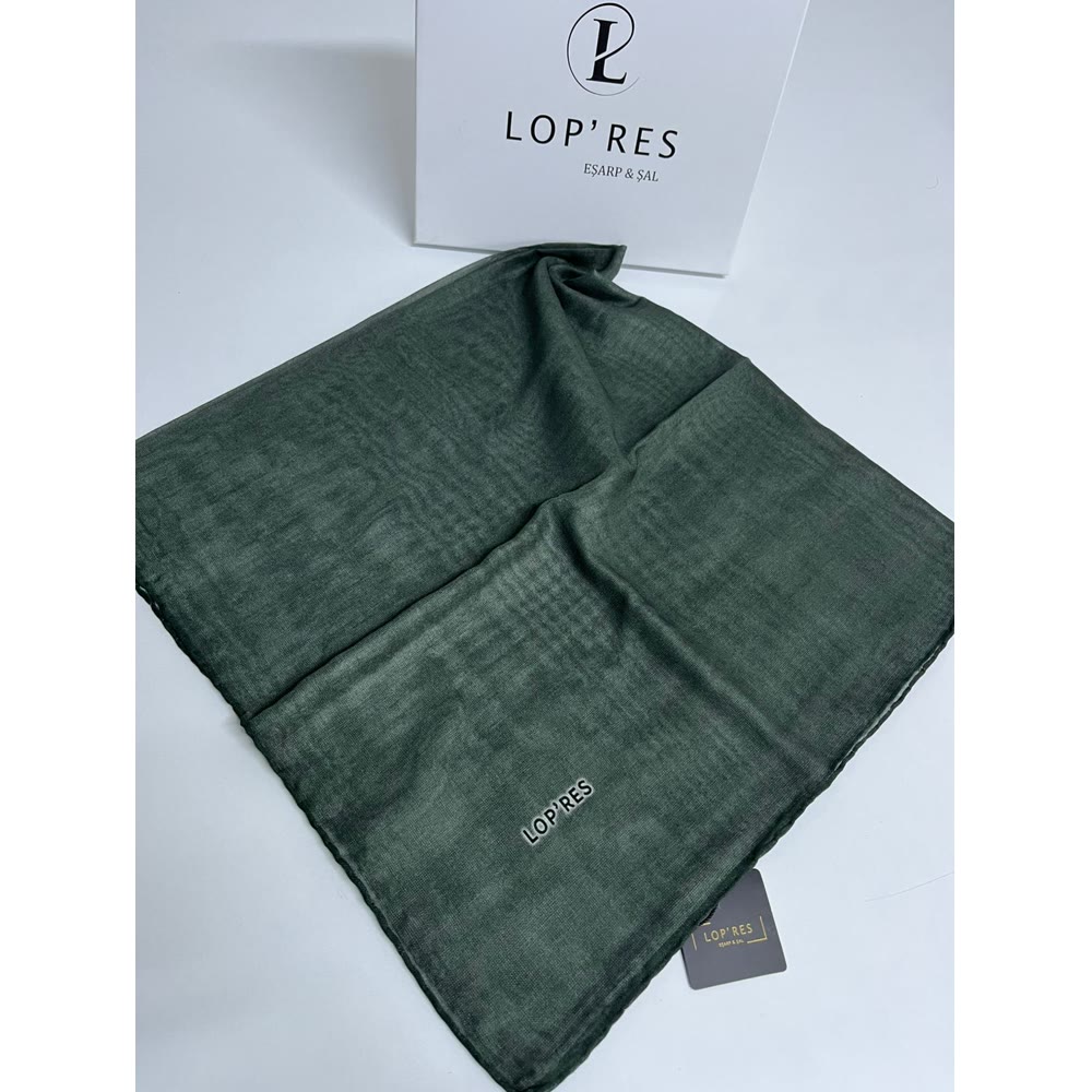 TEK RENK SOFT EŞARP YEŞİL