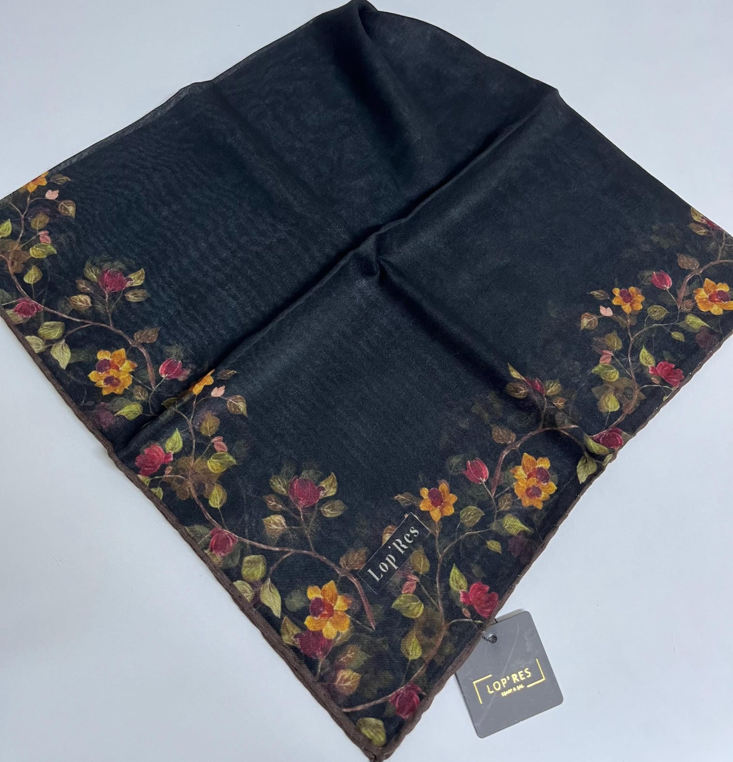 SOFT EŞARP 5003 SİYAH-KAHVE