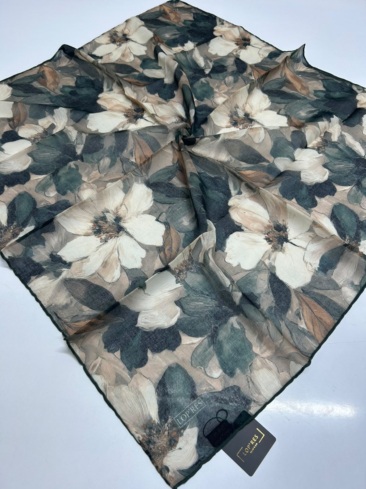 SOFT EŞARP 5011 YEŞİL-BEJ
