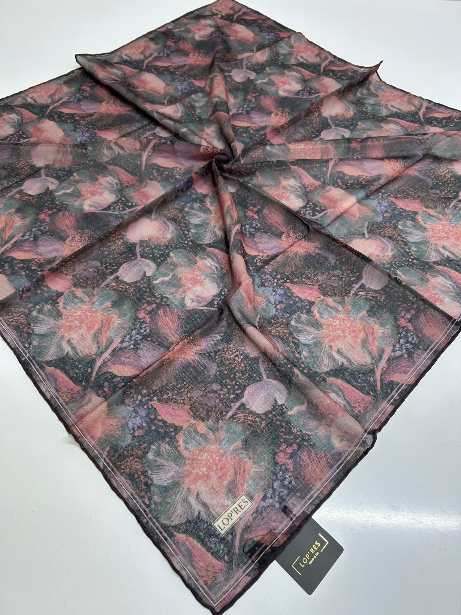 SOFT EŞARP 5012 FÜME-PEMBE