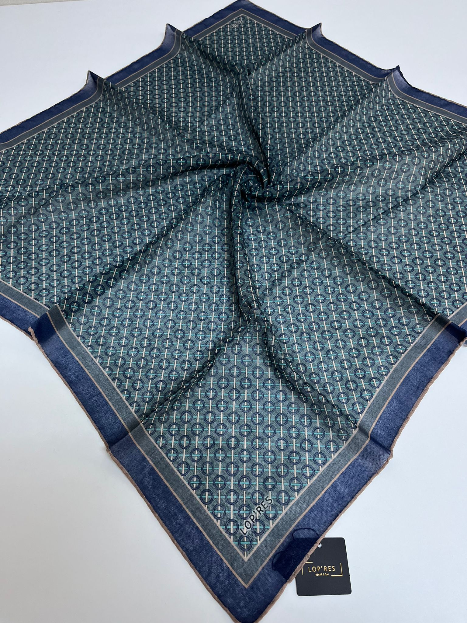 SOFT EŞARP 5016 LACİVERT-PETROL