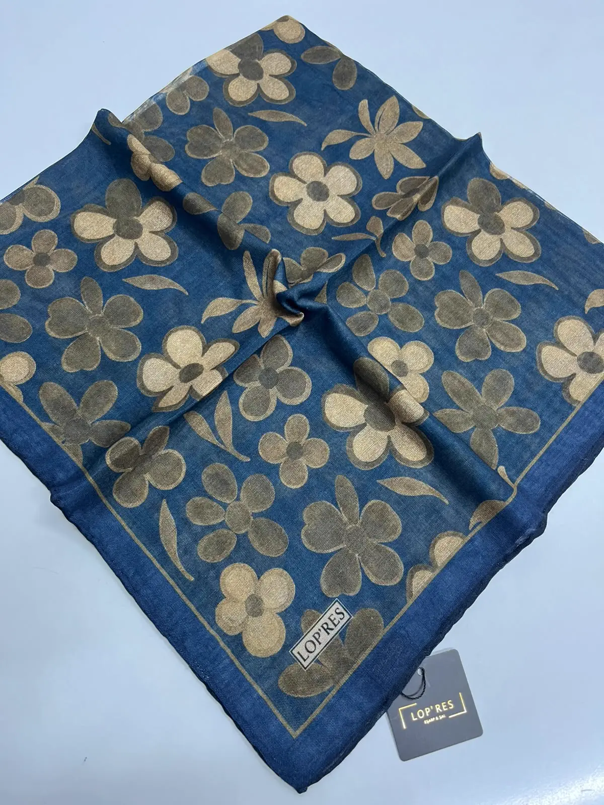 SOFT EŞARP 5023 LACİVERT-VİZON