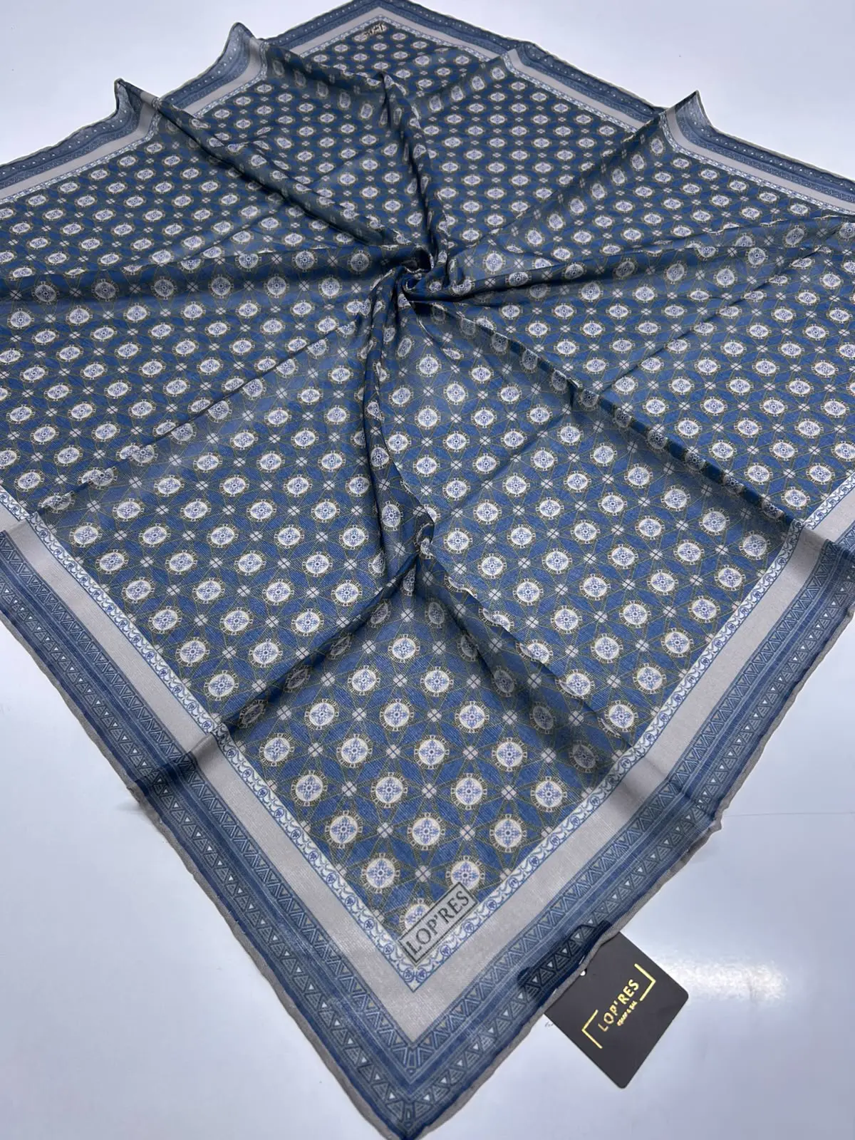 SOFT EŞARP 5024 LACİVERT-GRİ