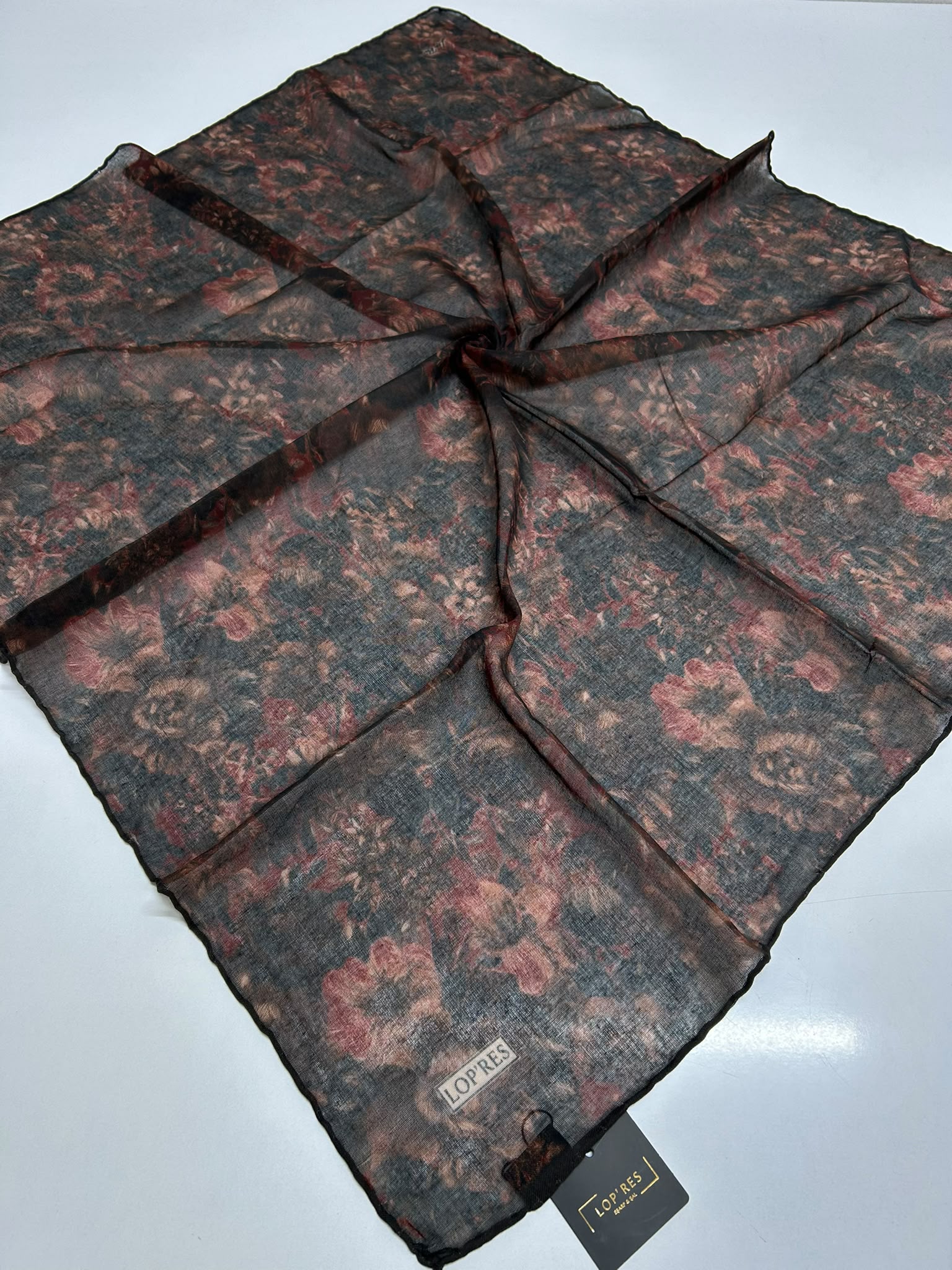 SOFT EŞARP 5017 ANTRASİT BORDO
