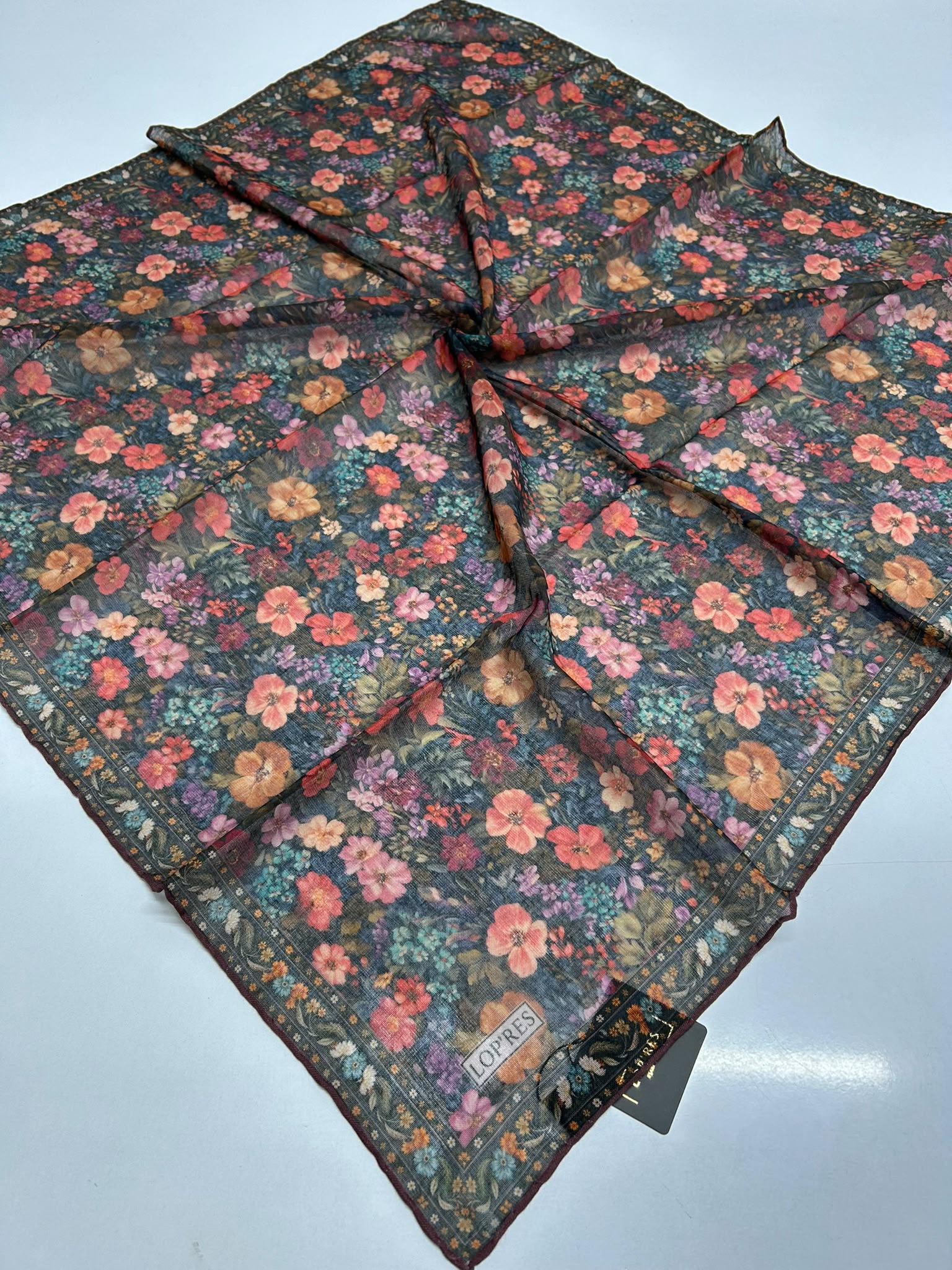 SOFT EŞARP 5018 SİYAH-MULTİ